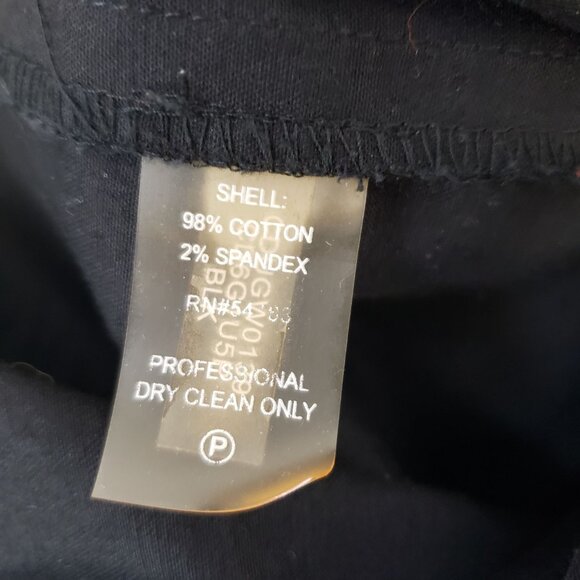 Calvin Klein Grommet Embellished Black Shift Dress Size 10 - Picture 6 of 6